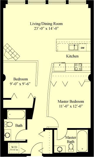 University Commons 5 1033 w 14th place university commons floor plan 3p