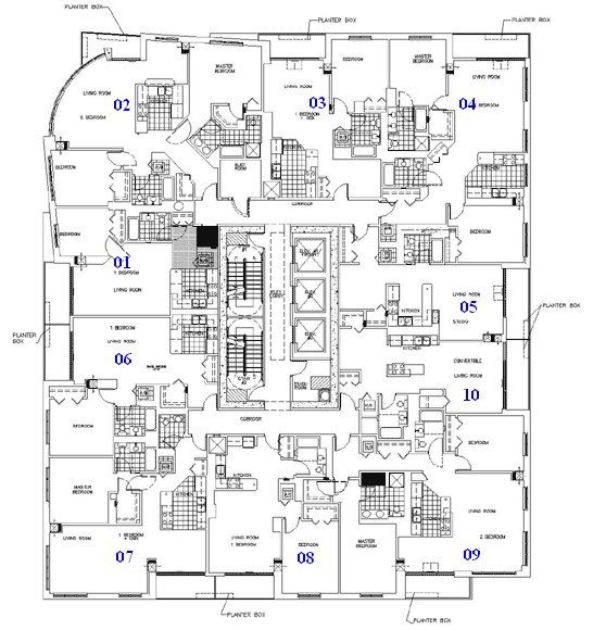PARK ALEXANDRIA 2 Floor Plate for Park Alexandria