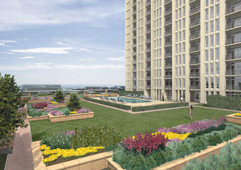 MICHIGAN AVENUE TOWER 2 1250 s michigan garden