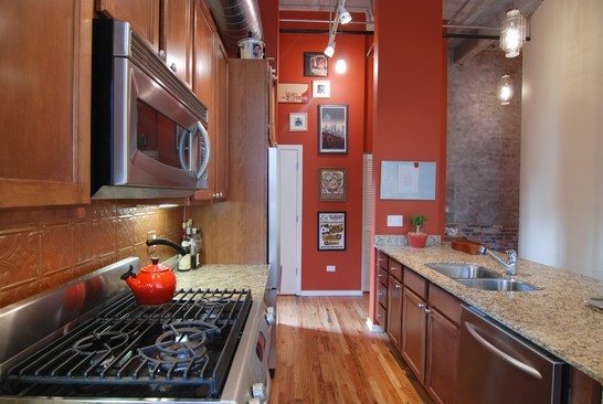 PAC (Paulina Arts Center) Lofts 4 1735 n paulina kitchen