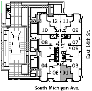 1400 S MICHIGAN, TOWER II 3 701plate