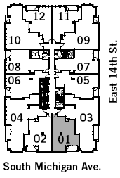 1400 S MICHIGAN, TOWER II 4 801plate