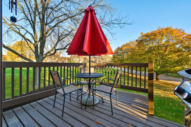 Impeccably Maintained, Rarely Available End Unit Townhome At Lake Hinsdale Village In Willowbrook - $480,000 (SOLD) 21 67 Portwine deck 1